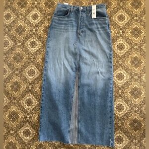 Favorite Daughter Denim maxi skirt